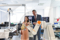 Secretary of State Peter Kyle visits Southmead Hospital in Bristol