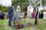 King Charles and Queen Camilla in Newmarket, UK.