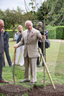 King Charles and Queen Camilla in Newmarket, UK.