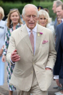 King Charles and Queen Camilla in Newmarket, UK.