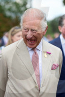 King Charles and Queen Camilla in Newmarket, UK.