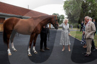 King Charles and Queen Camilla in Newmarket, UK.