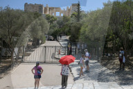 The Acropolis Of Athens Is Shut As The Worst Heatwave Of The Season Hits Greece