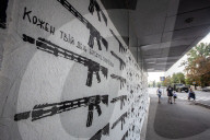 Street Art In The Ukrainian City Of Kharkiv Persists Despite The War