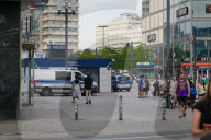 Berlin Police Station At Alexanderplatz Square