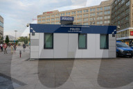 Berlin Police Station At Alexanderplatz Square