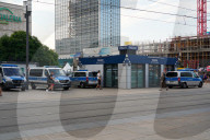 Berlin Police Station At Alexanderplatz Square