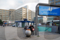 Berlin Police Station At Alexanderplatz Square