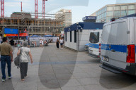 Berlin Police Station At Alexanderplatz Square