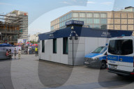 Berlin Police Station At Alexanderplatz Square