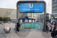Berlin Police Station At Alexanderplatz Square