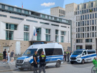 Police Presence At French Embassy In Berlin