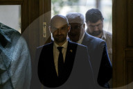 Ukrainian Foreign Minister Andrii Sybiha And French Minister For Europe And Foreign Affairs Jean-Noel Barrot During A Press Conference In Kyiv
