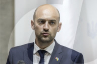 Ukrainian Foreign Minister Andrii Sybiha And French Minister For Europe And Foreign Affairs Jean-Noel Barrot During A Press Conference In Kyiv