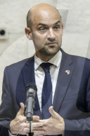 Ukrainian Foreign Minister Andrii Sybiha And French Minister For Europe And Foreign Affairs Jean-Noel Barrot During A Press Conference In Kyiv