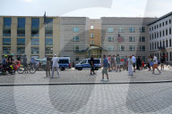 Police Presence At U.S. Embassy In Berlin