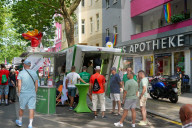 People And Info Stands At Lesbian And Gay City Festival In Berlin