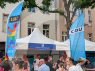People And Info Stands At Lesbian And Gay City Festival In Berlin