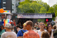 People And Info Stands At Lesbian And Gay City Festival In Berlin