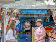 People And Info Stands At Lesbian And Gay City Festival In Berlin