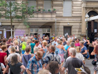 People And Info Stands At Lesbian And Gay City Festival In Berlin
