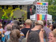 People And Info Stands At Lesbian And Gay City Festival In Berlin