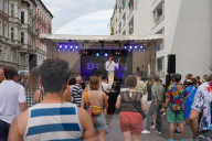 People And Info Stands At Lesbian And Gay City Festival In Berlin