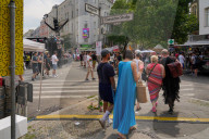 People And Info Stands At Lesbian And Gay City Festival In Berlin