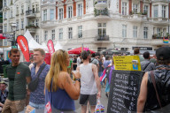 People And Info Stands At Lesbian And Gay City Festival In Berlin