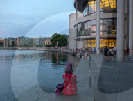 Summer Day At The German Bundestag In Berlin