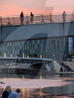 Summer Day At The German Bundestag In Berlin