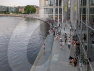 Summer Day At The German Bundestag In Berlin