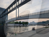 Summer Day At The German Bundestag In Berlin