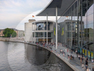 Summer Day At The German Bundestag In Berlin
