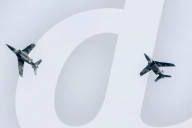 Polaris Jet Team Departs For A Training Run Over Lake Winnebago 