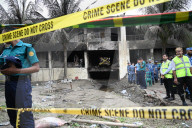 Aftermath Of Air Force Plane Crash At Milestone School And College In Dhaka.