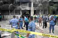 Aftermath Of Air Force Plane Crash At Milestone School And College In Dhaka.