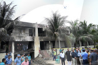 Aftermath Of Air Force Plane Crash At Milestone School And College In Dhaka.