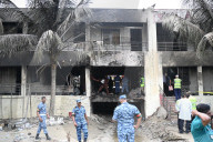 Aftermath Of Air Force Plane Crash At Milestone School And College In Dhaka.