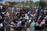 Air Force Training Jet Crash In Dhaka
