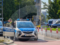 Police Presence At Oranienplatz In Berlin Kreuzberg