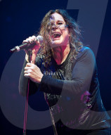 Slash and Ozzy Osbourne perform