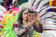 Wooden Masks For Tlaxcala Carnival By Elsy Padilla
