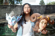 Wooden Masks For Tlaxcala Carnival By Elsy Padilla