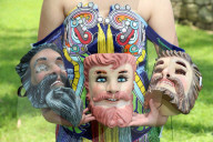 Wooden Masks For Tlaxcala Carnival By Elsy Padilla
