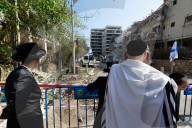 Iranian missiles hit Ramat Gan, June 14, 2025