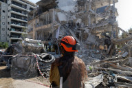 Iranian missiles hit Ramat Gan, June 14, 2025