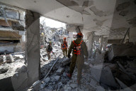 Iranian missiles hit Rishon LeZion, June 14, 2025