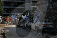 Iranian missiles hit Ramat Gan, June 14, 2025