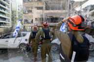 Iranian missiles hit Ramat Gan, June 14, 2025